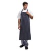 Whites Chefs Clothing A662 Whites Butchers Waist Apron with Navy