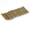 80pcs M5 Dowel Screw Double Ended Screws Zinc Plating Self