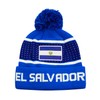 Icon Sports El Salvador Country Beanie - Pegged Unisex Pom Beanie