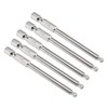 sourcing map 5 Pcs H4 (4mm) Ball End Screwdriver Bits,