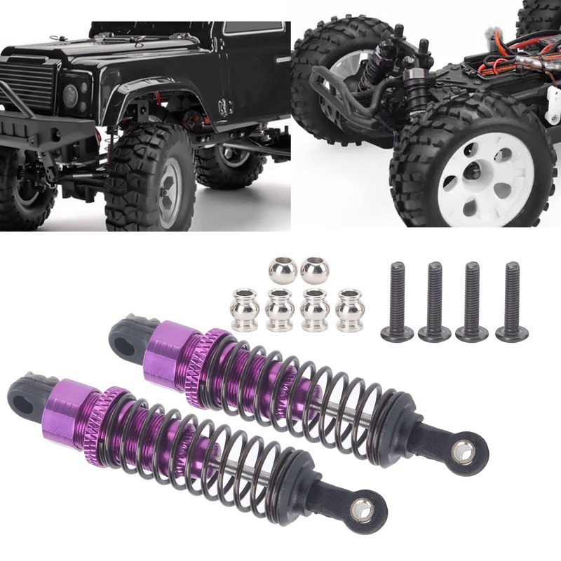2Pcs 72mm RC Aluminium Shock Absorber Damper for TRAXXAS SLASH