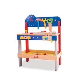 Little Tikes - Solid Wood Kids Workshop Tool Bench. Great Birthday Gift for Boys and Girls, Toddlers.