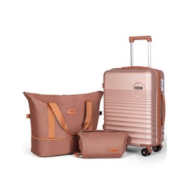 CONCEPTEN Carry On Luggage 22x14x9 Airline Approved, 20-inch Hard Shell Suitcases with Wheels, ABS Lightweight Carry on Suitcase with TSA Lock