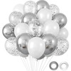 fogman Balloons Balloons Decorations Birthday Party Decorations 30 Pack (White