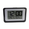 Digital Clock Large Display Blue Backlight Temperature Humidity Function Wall