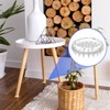 JJUNW 32Pcs Carpet Protector, Spiked Plastic Caster Cups Clear Round