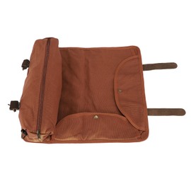 Bartender Tool Bag Canvas Leather Bartender Roll Bag Portable Multiple Storage Compartments Barware Tool Bag for Bar Travel