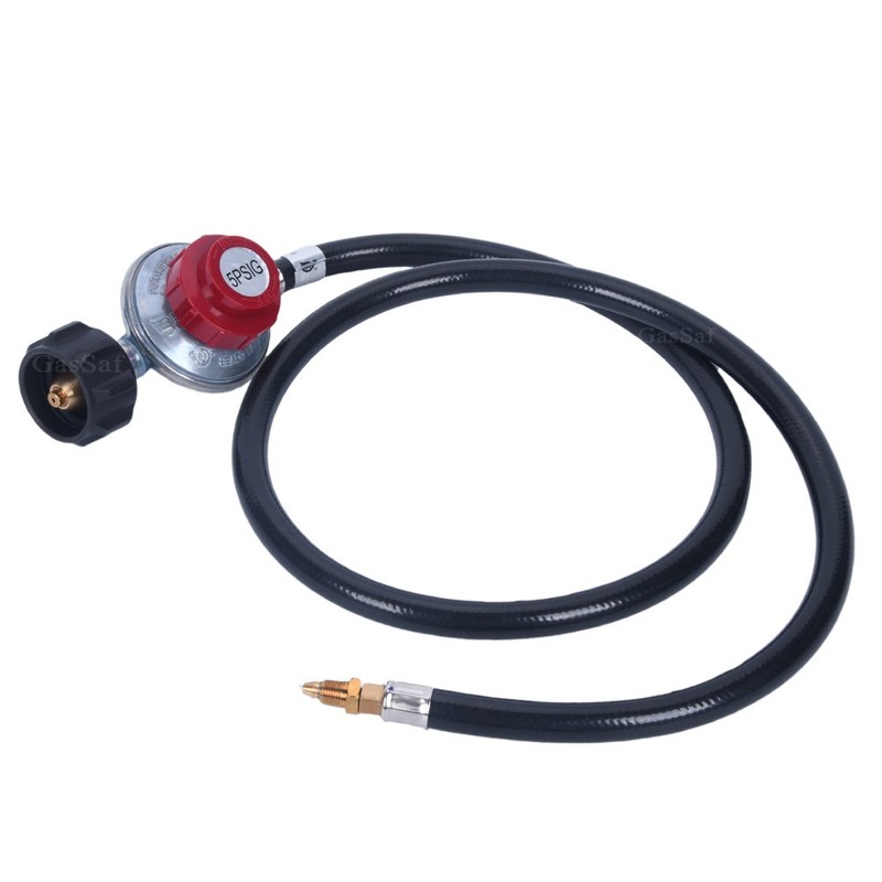 GasSaf High Pressure Propane Regulator Adjustable 0-5PSI Connector with CSA