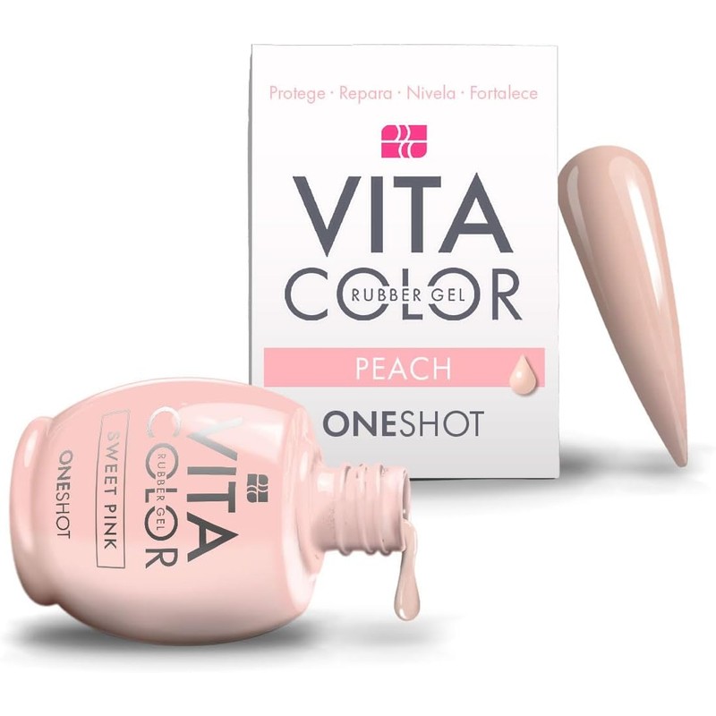 ONE SHOT - VITA COLOR Rubber Gel, Adicionado con Calcio,
