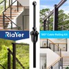 RiaYer Cable Railing Kit Hardware System for Deck Stairs, T316
