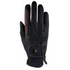 Roeckl Sports equestrian gloves MALTA, summer riding glove, black/mocha 6.5