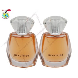 Liz Claiborne LOT OF 2 REALITIES BY LIZ CLAIBORNE 0.50 oz/15ml EDP SPRAY WOMEN NEW AND UNBOX
