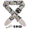 YIKOKO Guitar Strap 2", Cotton Print Floral Guitar Straps with