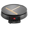 12" Griddle & Crepe Maker, Non-Stick Electric Holiday Crepe Pan