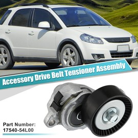 X AUTOHAUX Automatic Belt Tensioner Pulley Assembly 17540-54L00 for Suzuki Grand Vitara Kizashi SX4 2.4L L4 Serpentine Tensioner Automatic Belt Drive Tensioner 17540-78K00