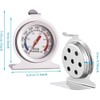 Termómetro Digital de Cocina para Hornos Centigrados Estufa Acero Inoxidable