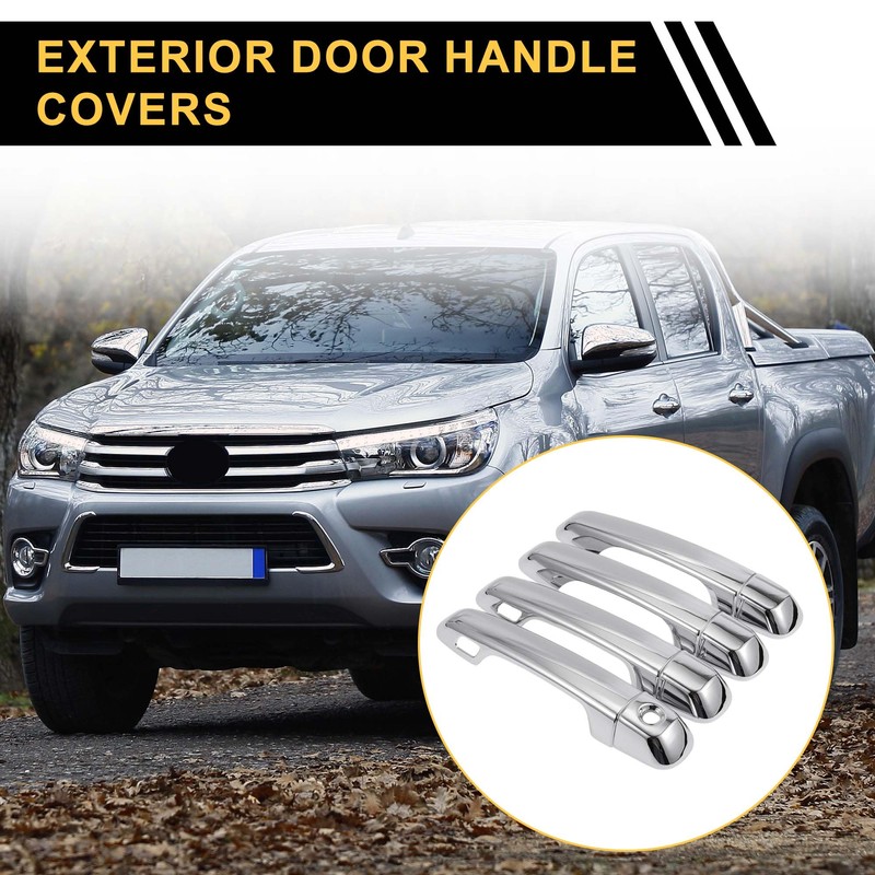 REPAIROCK 4pcs Exterior Door Handle Cover Car Door Handle Protector