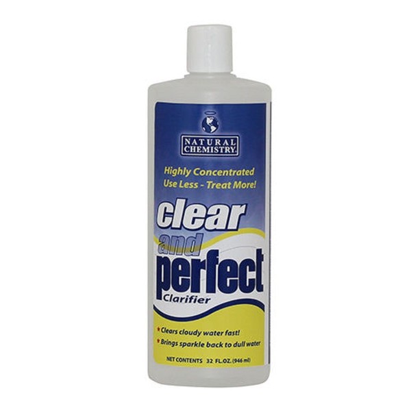 Natural Chemistry 03500 Clear & Perfect Swimming Pool Water Clarifier, 32 Ounces