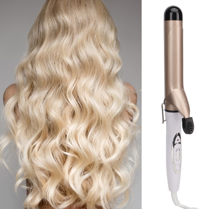 Hair Curling Iron Ceramic Prevent Scald Negative Ion Portable Hair