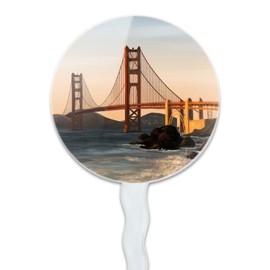 GRAPHICS & MORE Golden Gate Bridge San Francisco Cupcake Picks Toppers Decoration Set of 6