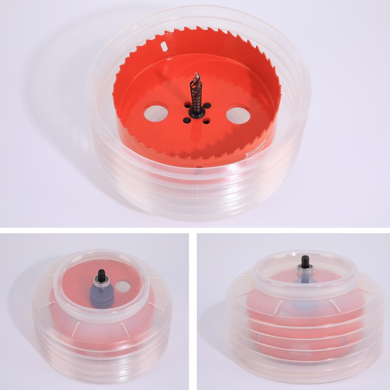JIECHENG Carbide-Tipped 6 Inch Hole Saw with Dust Bowl for