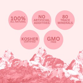 Rock The Food | Pink Himalayan Salt Bulk, 2.2 lb Coarse Grain | For Table Salt in Grinders or Spice Jars | Bath Salt | Gourmet Pure Crystal | 100% Natural & Kosher Certified