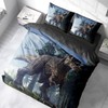 FEBE 3D Bed Linen T-Rex Duvet Cover Set 135 x