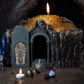 Dragon's Hoard Dice Tower & Coin Bank - 3D Printed Fantasy Gaming Accessory, Unique Dice Storage, Tabletop RPG Decor - Type: Dice Tower