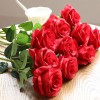 IMP 5 Rosas Artificiales Flores Boda Decoración Calidad Premium