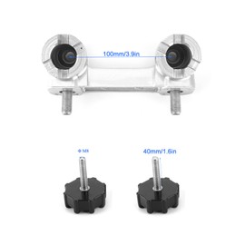 Handle Bar Clamp, Steel Alloy M8 x 40mm Motorcycle Handlebar Riser Mount Clamp Fit for Honda MONKEY Z50 Z50J DAX CT70 Z50R 50