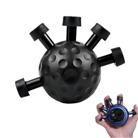 [2025 Model] Finger Power Grip Training, Finger Grip Strengthener, Finger Trainer, Hand Grip, Exercise, Grip Strength, Grip Strength, Grip Strength, Stress Relief, Easy to Use (Black)