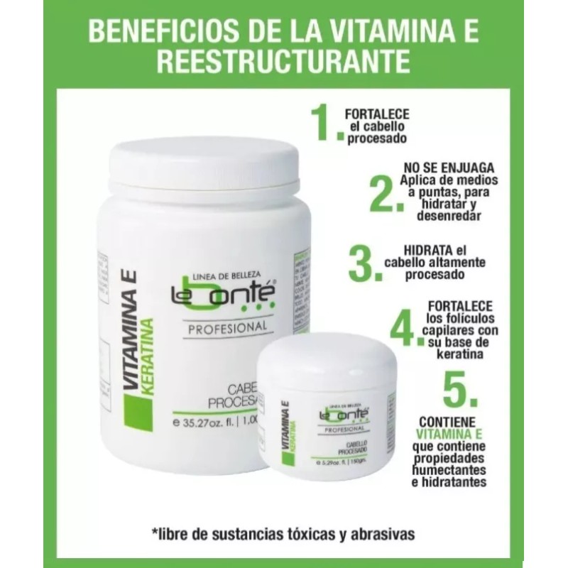 Labonté Vitamina E Keratina La Bonté 3 Pzs De 1