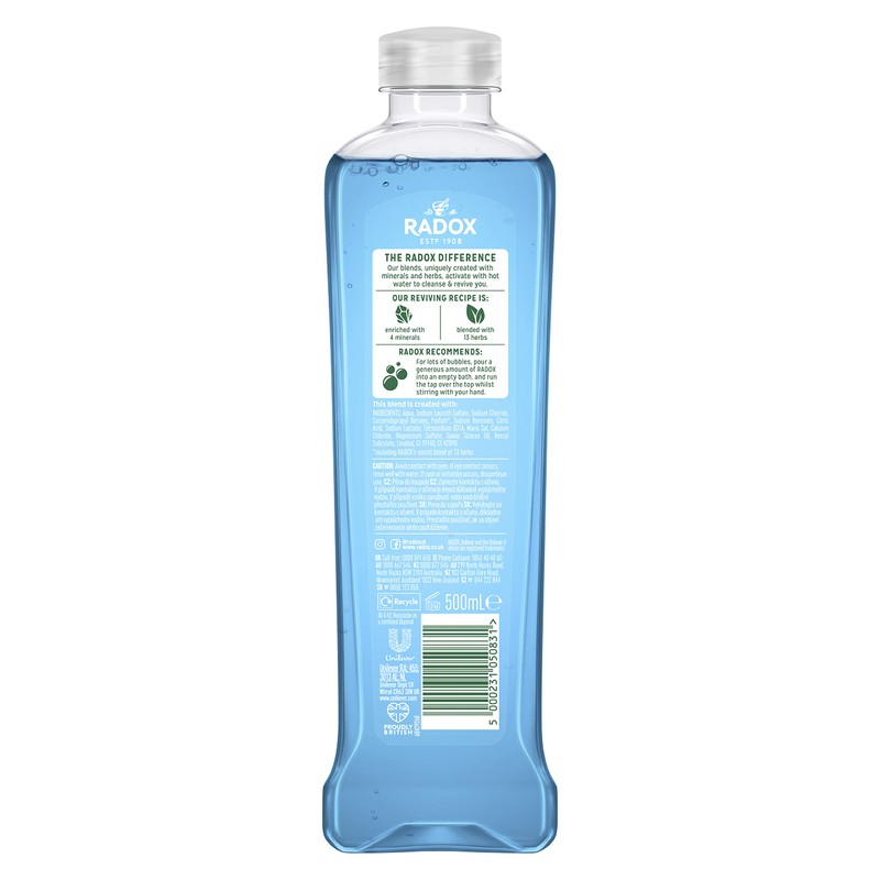 Radox Mineral Therapy Muscle Soak Bath Soak uniquely blended with