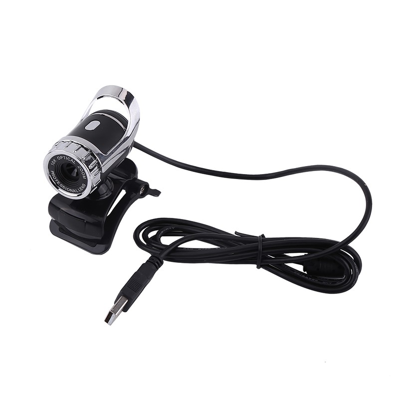 12M Pixels Clip on Webcam Web Camera HD 360° Rotating