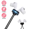 FRCTLNKG 4 Pcs Earbud Strap, Earplug Lanyard Anti-Lost