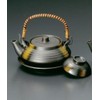 エールネット(Ale-net) 黒吹き平形土瓶むし 土瓶蒸し 陶器 DE-4 -