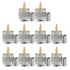 Areyourshop 10Pcs Connector UHF Male PL259 Plug Crimp RG58 RG142