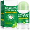 FANGCUN Heel Balm for Dry Cracked Feet (Aloe Vera), Urea Cream 60% Foot Balm Stick for Cracked Heel Repair - Moisturizes, Exfoliates, and Softens Dry, Thickened Skin, Callus Remover for Feet