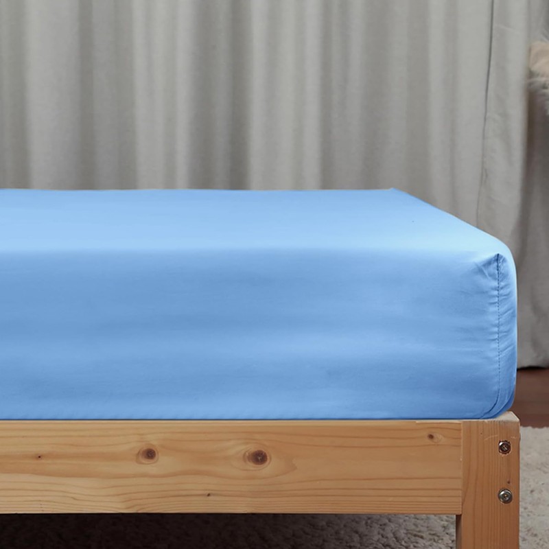 SSW HOMES Fitted Sheet Extra Deep 40cm, Brushed Microfiber Breathable