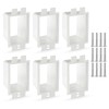 SLK-1 (1-Gang) Electrical Outlet Box Extenders with 12Pcs Screws, Electrical