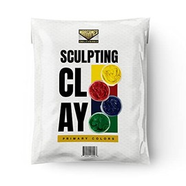 Wargames Delivered Apoxie Sculpt Color Kits for Molding, Creative Styles, Filling, and Home Decor with Adhesive Power Waterproof Air Dry Clay by Aves Primary (Red, Blue, Yellow, Green)