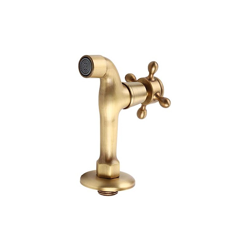 Water Faucet Long Faucet Antique Brass Single Cold Water Tap
