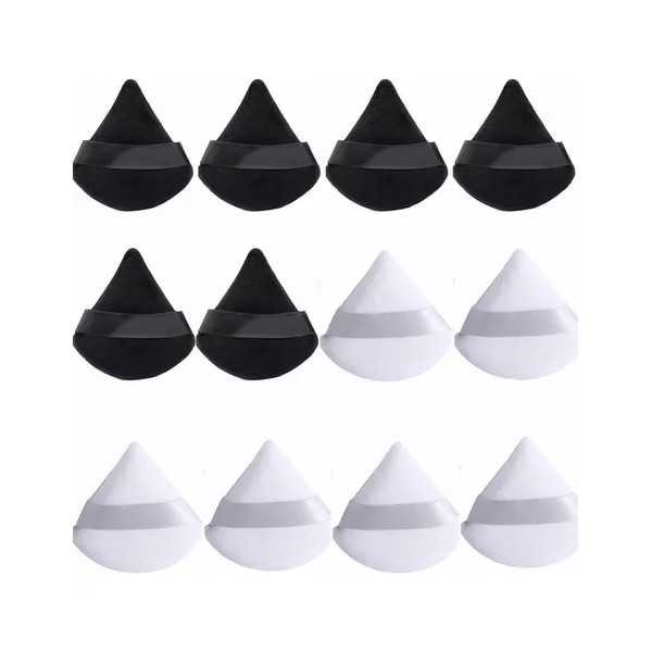 Doromy 12 Esponjas Triangulares De Maquillaje Para Maquillaj