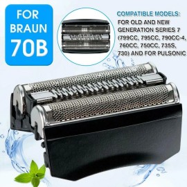 4G-kitty Replacement Foil Cutter Shaver Head for Braun Series 7 70B  790CC 9000 Blades