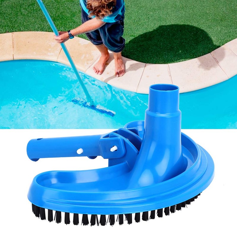 SOULONG Pool Suction Brush, Half Moon Pool Suction Head, Spring