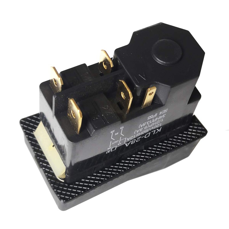 Electromagnetic Pushbutton Switches 120V 5Pins KLD-28A Waterproof Push Button Switch