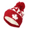 WITHMOONS Canada Beanie Hat Toque Winter Pom Knit Beanies for