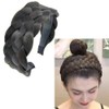 5 Strands Synthetic Hair Braided Headband for Women Wig Braid