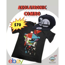 Akolatronic T-Shirt & Snapback Cap Combo