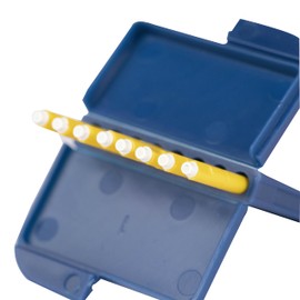 1.5mm Hearing Aids Wax Guards 32Pcs Hearing Amplifiers Filters Hear Clear Wax Guards for Hearing Aids Starkey with Carry Case - 4 Packs